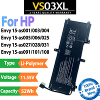VS03XL 52Wh 11.55V Laptop Battery For HP Envy 15-as001ng Envy 15-as005ng Envy 15-as027wm Envy 15-as025TU HSTNN-UB6Y TPN-I125