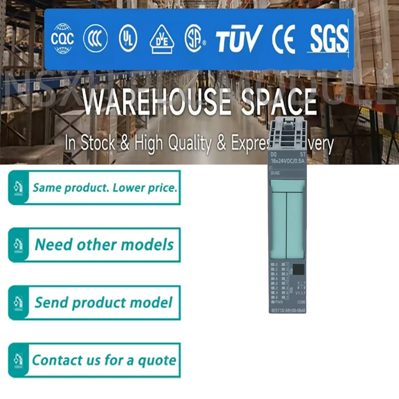 

New Original 6ES7155-6AR00-0AN0 6XV1840-2AH108 6ES7132-6BH00-0BA0 PLC Module