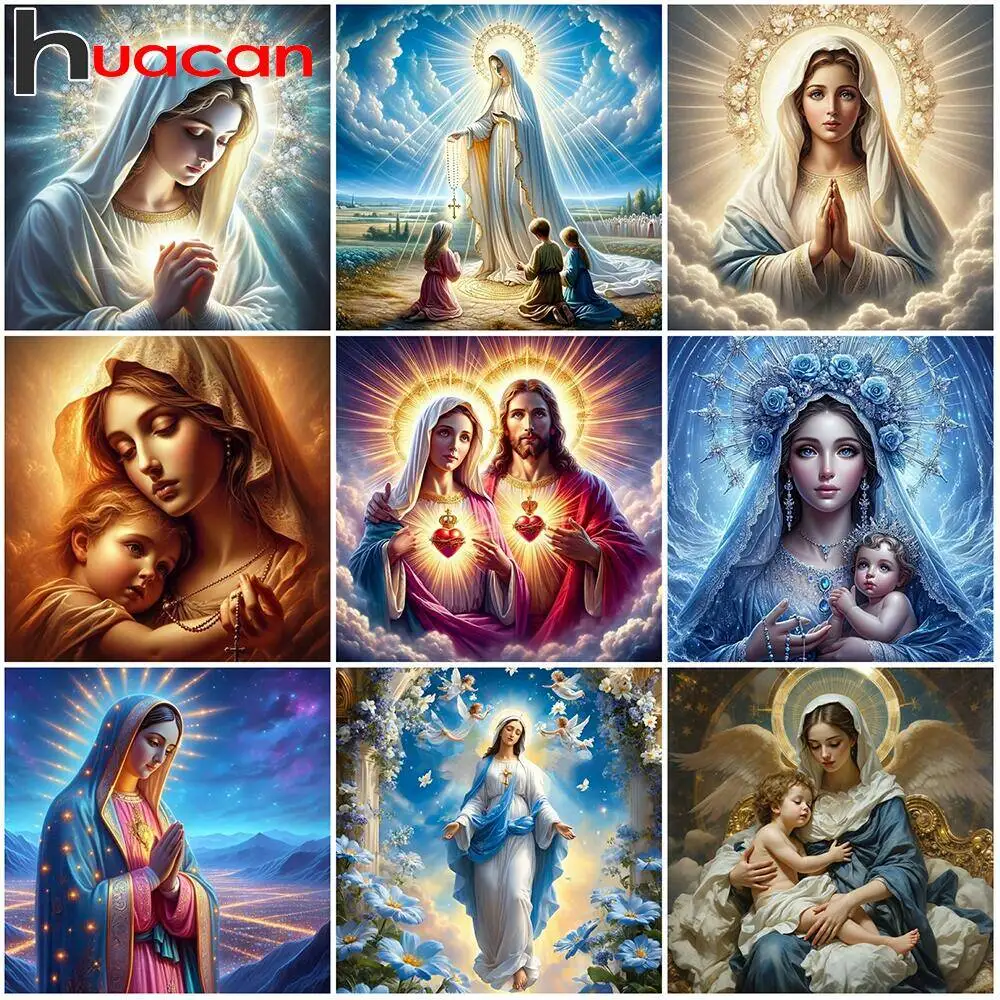 Huacan Diamant-Gemälde, neues Frauen-Portrait, Liebe, volle Runde, Diamant-Mosaik, Zuhause, Schlafzimmer, Wandkunst