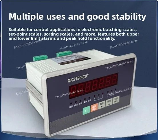 XK3190-C8 Digital Weighing Controller with Batching & Packaging Function for Industrial Tank and Hopper Scale