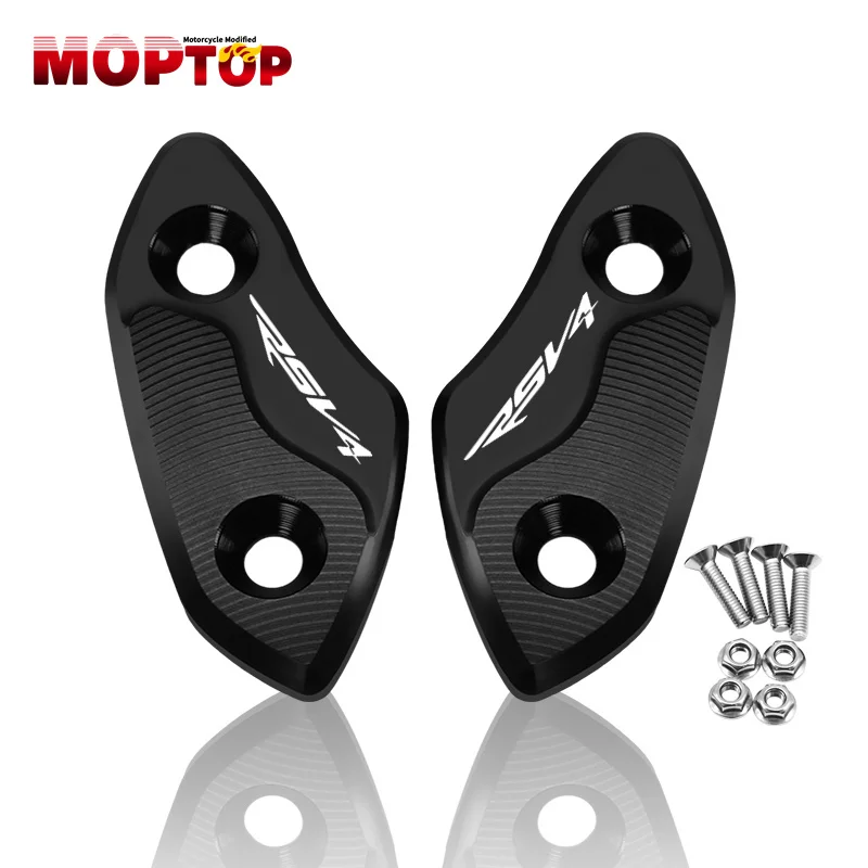 Cubierta de agujero de espejo trasero para motocicleta RS660 RSV4 RS 660 RS V4 1100 Factory rsv4 CNC, tapa eliminadora de espejo accionado por