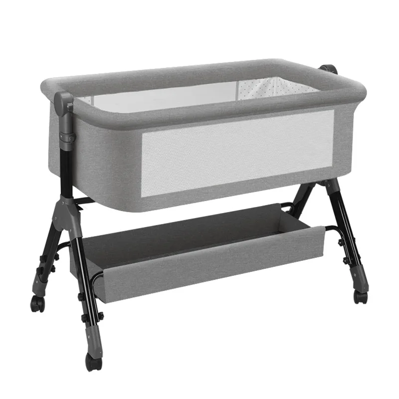 

Multifunctional crib Foldable portable newborn bed Children's