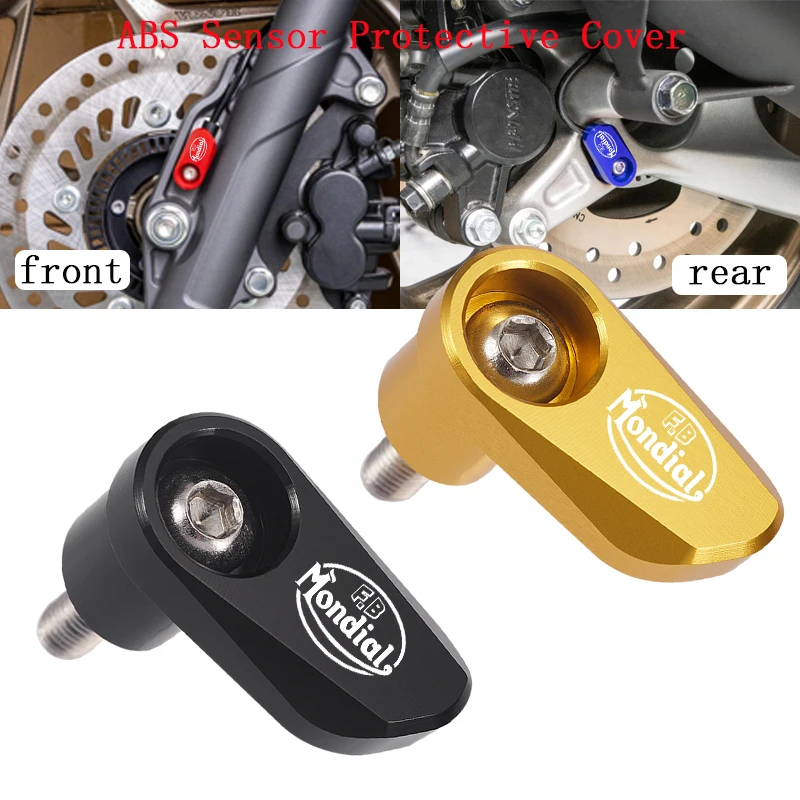 Motorrad Vorne Hinten Rad ABS Sensor Schutzfolie Für FB Mondial Flat Track HPS 125 300 Hipster Imola SMT SMX 125