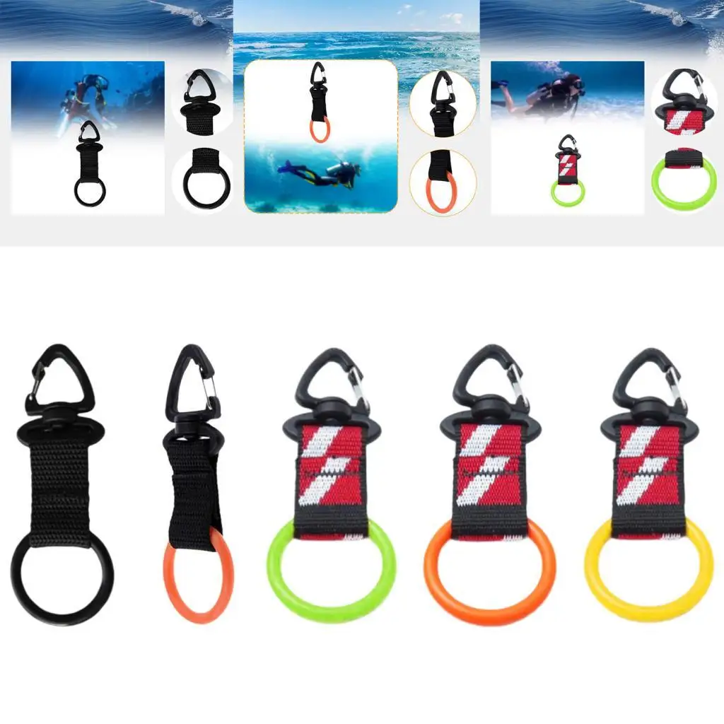 

Diving Regulator Mouthpiece Holder with Secure Webbing Clip Professional Accessories for Scuba Diving Equipment