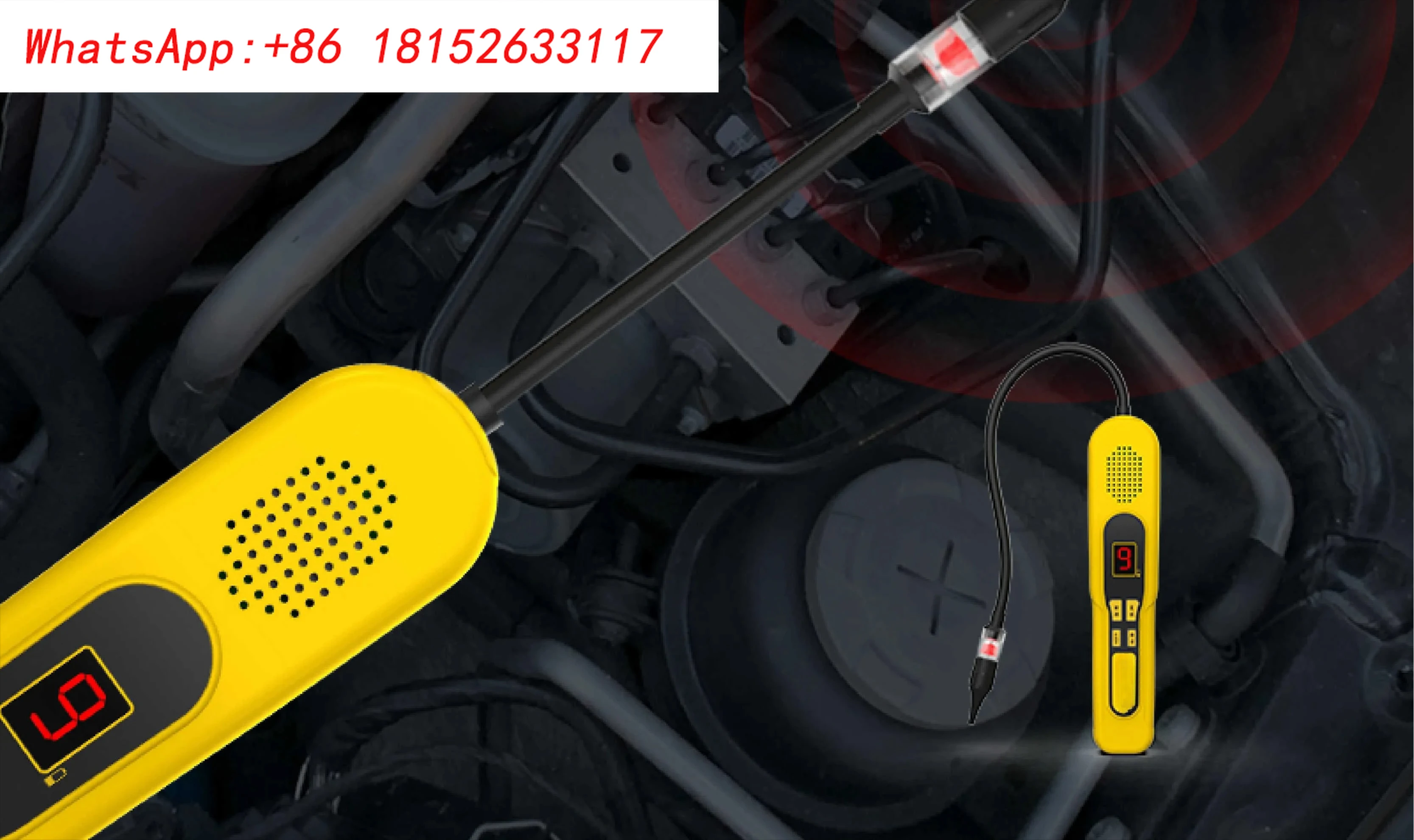 سحابة التحكم RLD-300 كاشف تسرب المبردات R32 كاشف تسرب المبردات السيارات تكييف الهواء كاشف تسرب مم