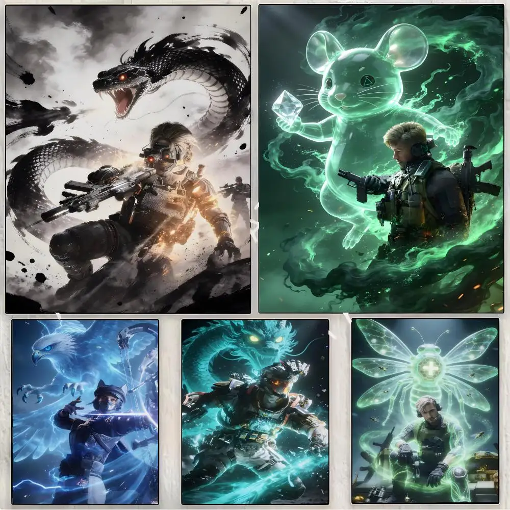 Game Tactical Delta Force Painting Calligraphy Canvas Print Wall Mural for Living Room Decor Gifts