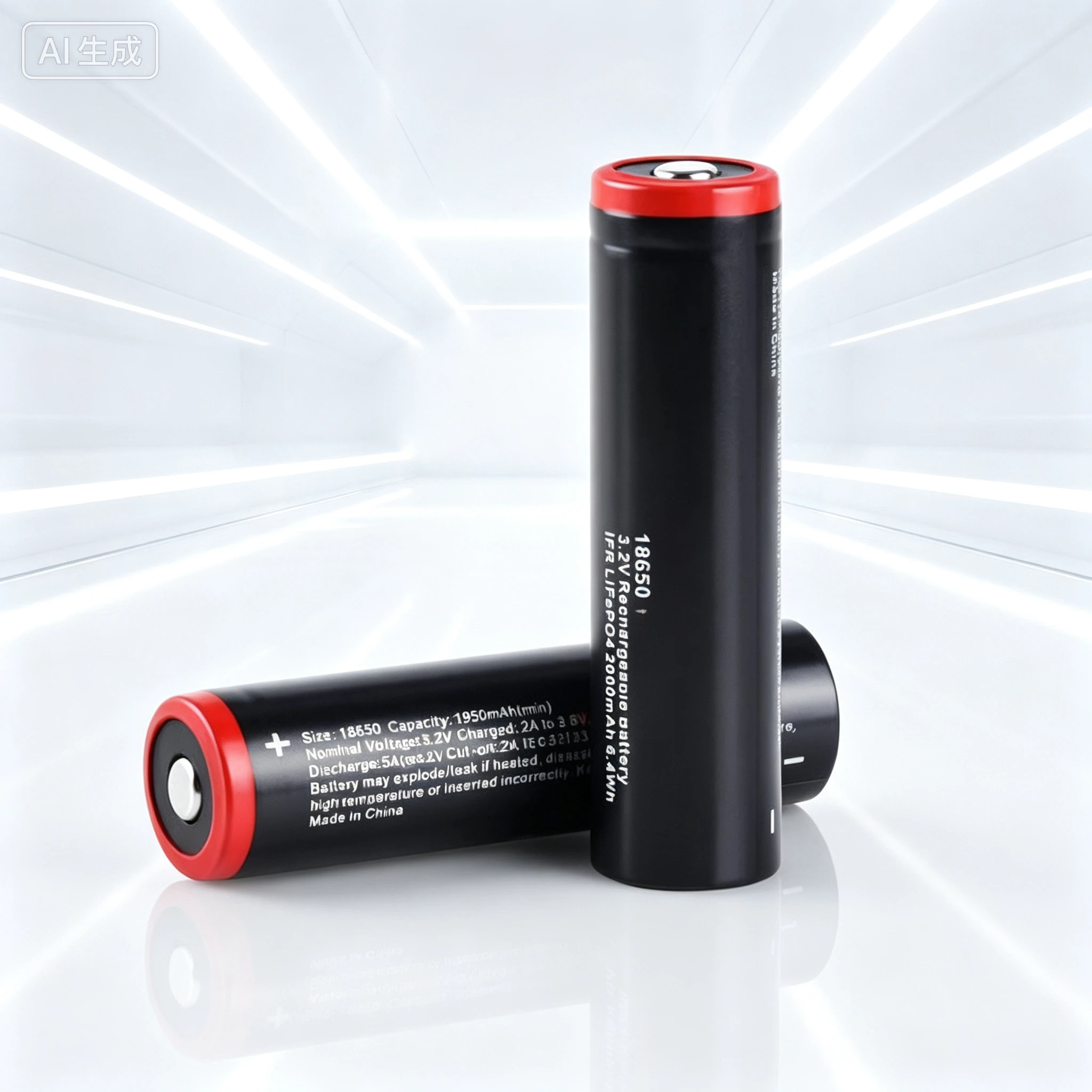 Protected Rechargeable LiFePO4 Battery for Soshine 18650 3.2V 2000mAh