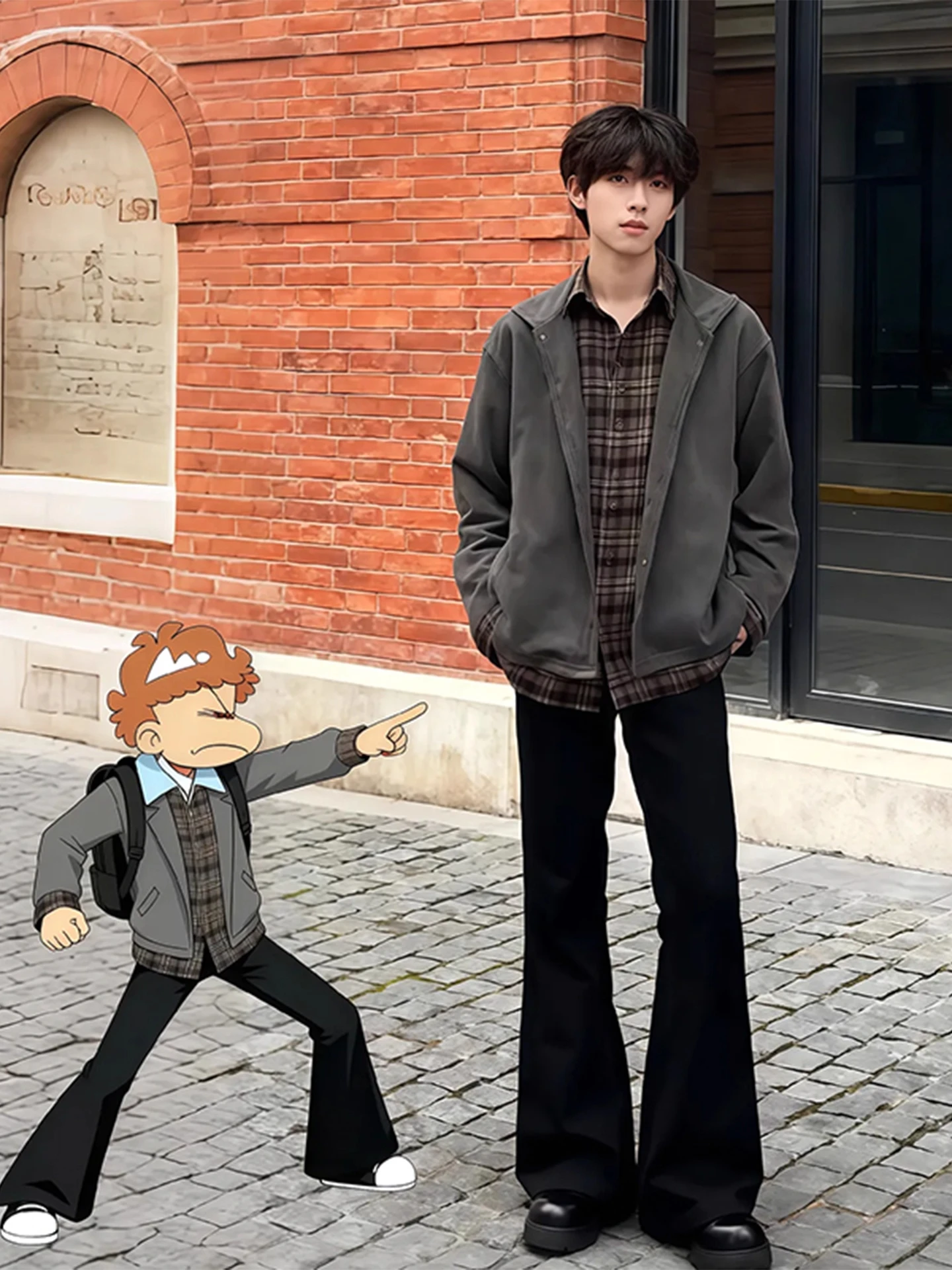 

Мужские брюки Bla Knife: расклешенные, прямые, зауженные, для осени и зимы, с эффектом драпировки, премиум-класса, повседневные, модные