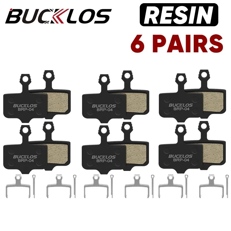 BUCKLOS Hars Schijfremblokken Voor SRAM AVID slijtvaste Hydraulische Remblokken MTB Remblokken voor DB3 DB5 ELIXIR Fietsen onderdelen