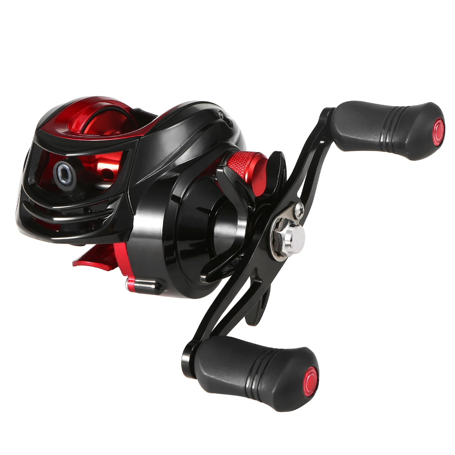 Baitcasting Reel 18+1BB Ball Bearings Baitcasting Fishing Reel High Speed 7.2:1 Gear Ratio Magnetic Brake System Baitcaster Reel