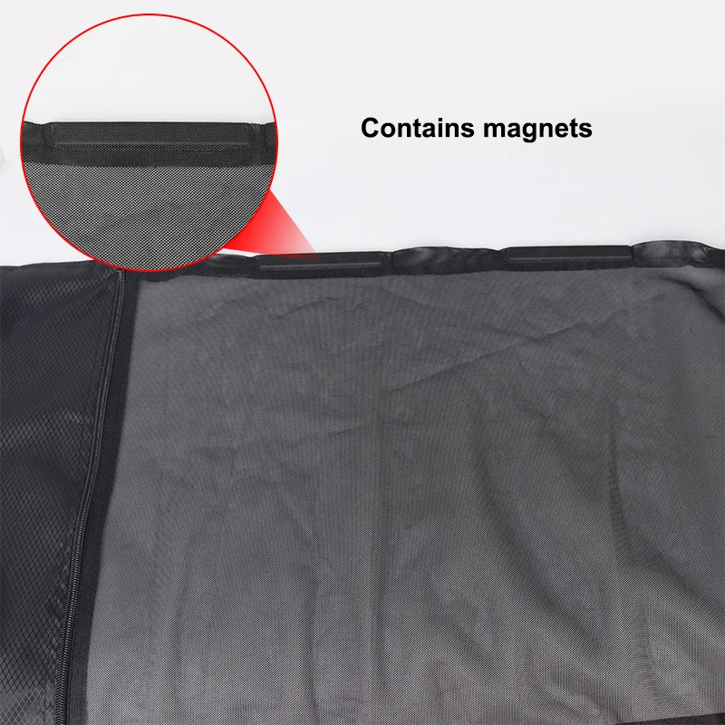 Magnetic Sliding Door Mosquito Fly Screen Mesh Bug Net For Ford Transit Custom 2012‑Onwards Camper Van Side Door  Protection