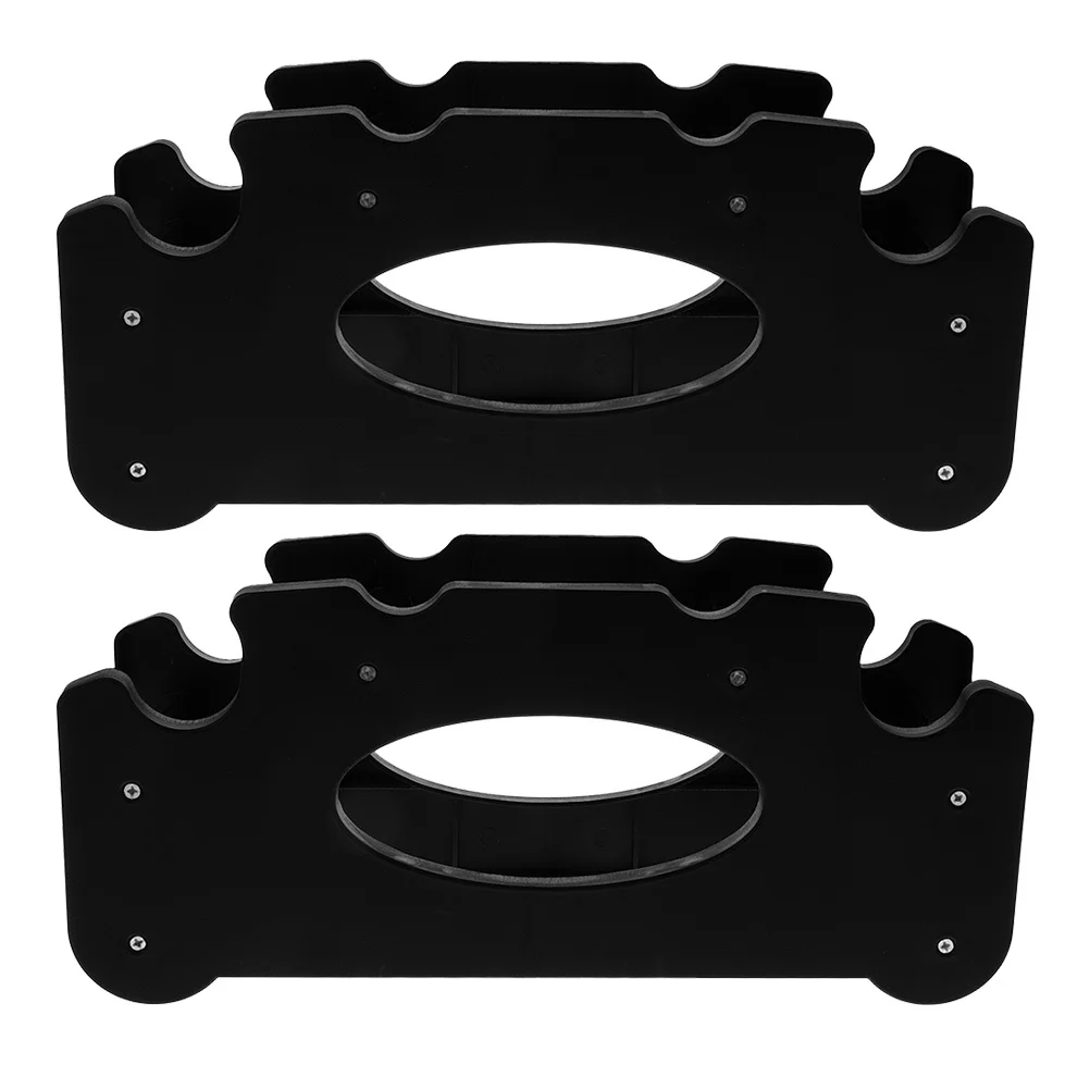

2pcs Dumbbell Rack Stand Black Portable Weight Storage Rack For Home Gym Dumbbell Organizer Fitness Equipment Strength Training