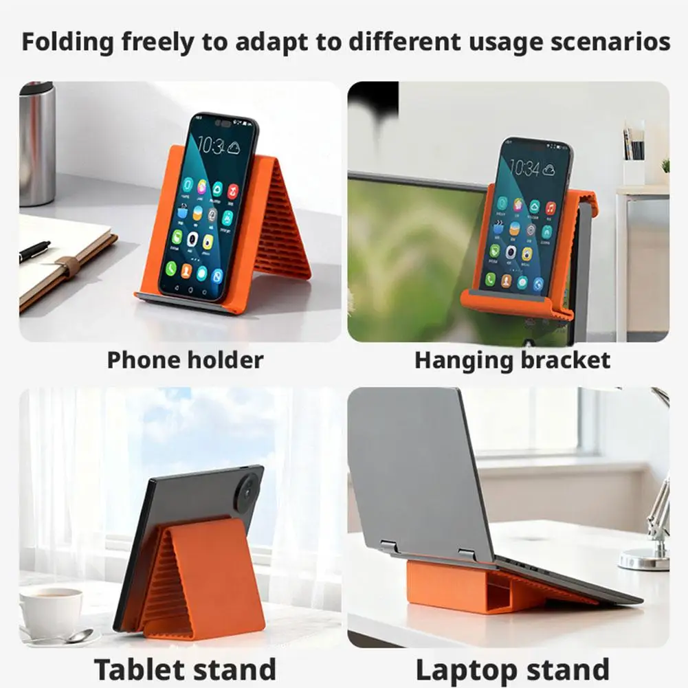 

Flexible silicone can be folded freely for easy carrying Holder Creative Multi-Functional Lazy For Universal Phone Tablet Laptop