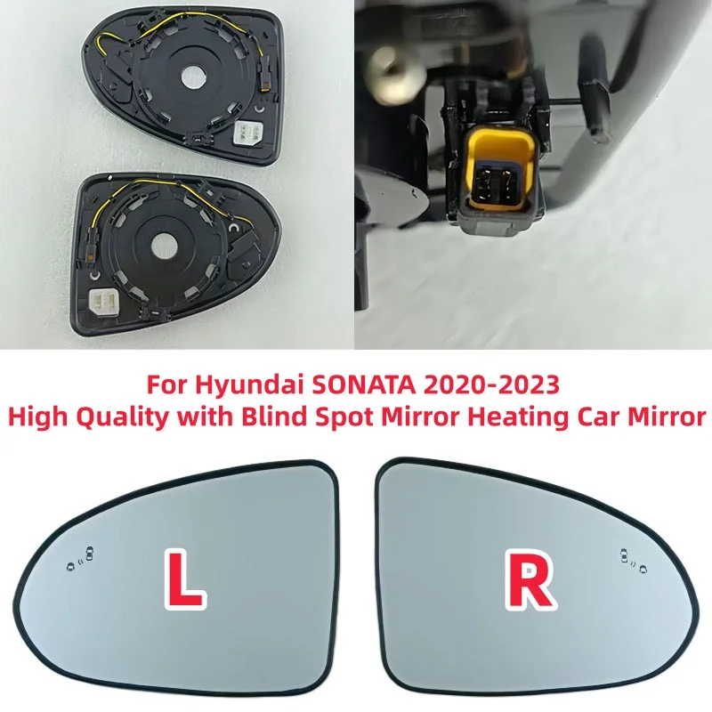 For Hyundai SONATA 2020-2023 High Quality Car Rearview Mirror with Blind Spot Heating Car Mirror