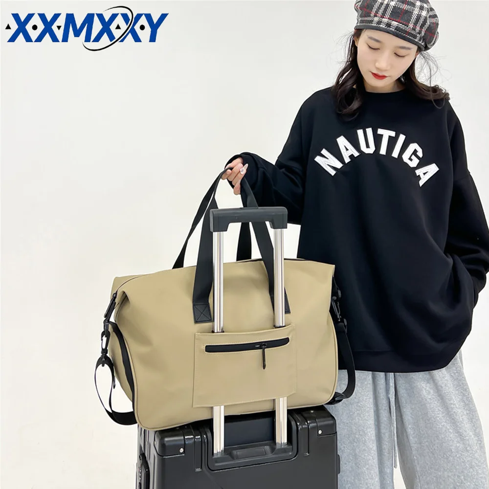 Large Capacity Travel Gym Bag Short-distance Luggage Portable Fitness Bags Shoulder Crossbody Handbags Men's Sports Waterproof