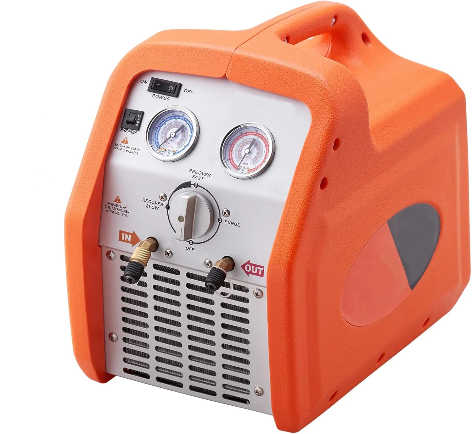 

Other Vehicle Tools Refrigerant Recovery Machine 220V AC 60Hz Portable Recovery Unit
