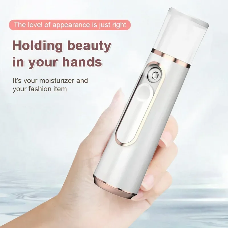 USB Mist Facial Sprayer Humidifier Rechargeable Nebulizer Face Steamer Moisturizing Beauty Instruments Face Skin Care Tools