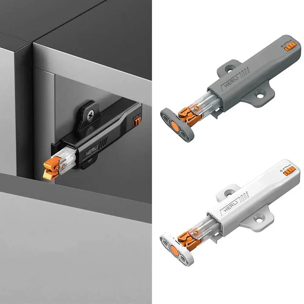 Home Hardware Accessories Pressure Push To Open Touch Latch Pull Push Invisible Stopper Rebound Device Cabinet Doors Rebound