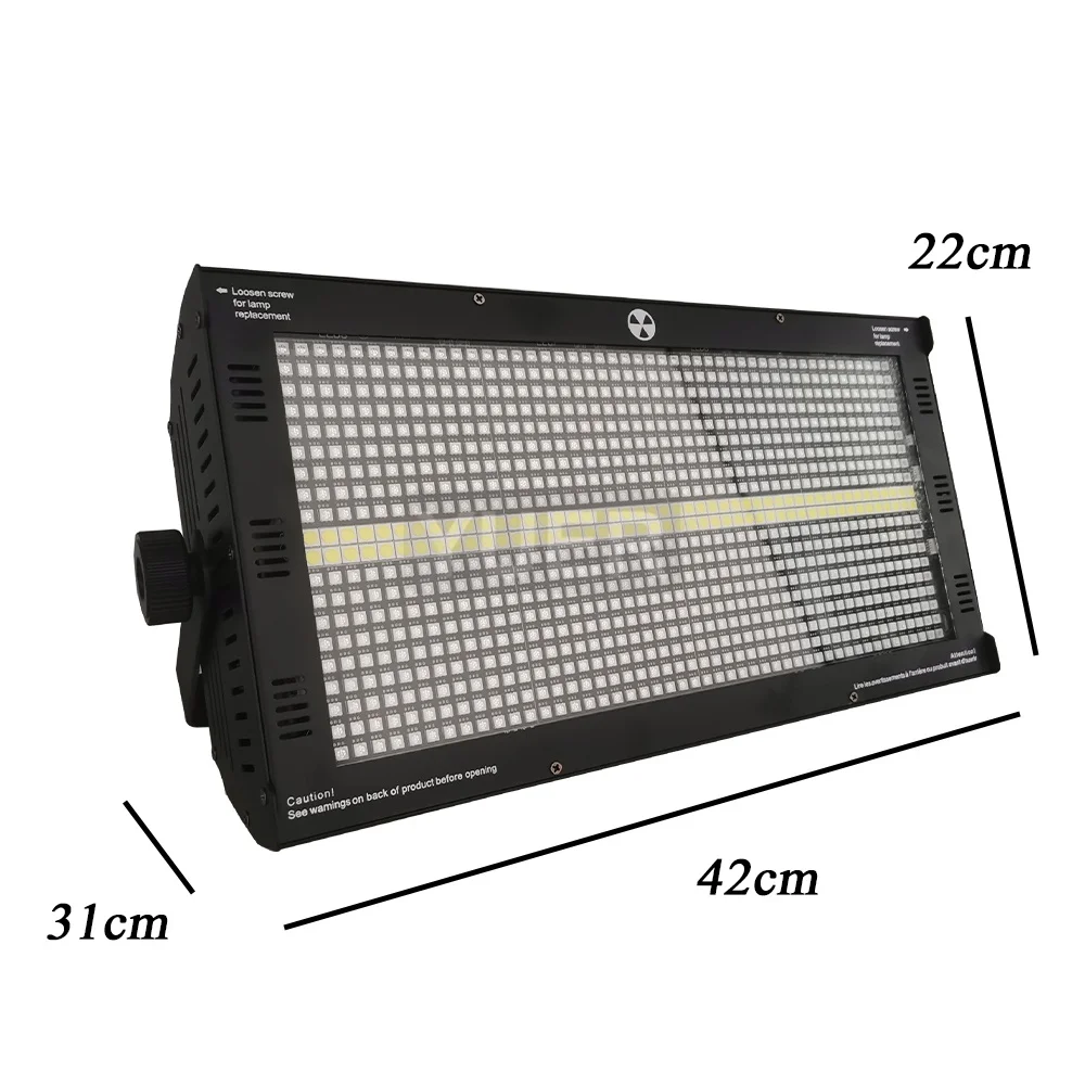 YUER Martin Strobe RGBW LEDs 8+8 Segment 280W Strobe Flash Light Professional DJ Disco Party Club KTV Concert Stage Lighting