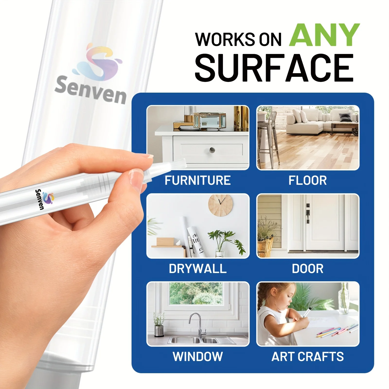 10pcs Touch Up Paint Pen Refillable Paint Pens with Types Of Brushes Touch Up Paint Repair Tool for Application, Wall, Furniture