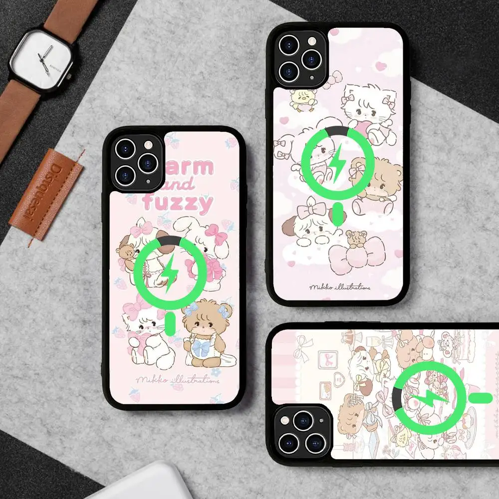 Artist M-Mikko For Magsafe Magnetic Phone Case For IPhone 17 16 15 14 13 12 11 Plus Pro Max PC+TPU Cover
