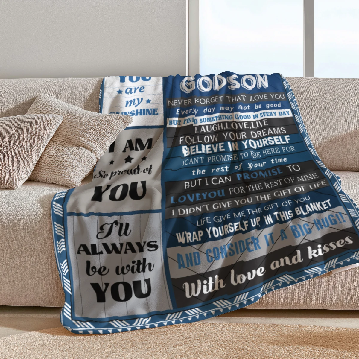 Bible Scripture Inspirational Blanket