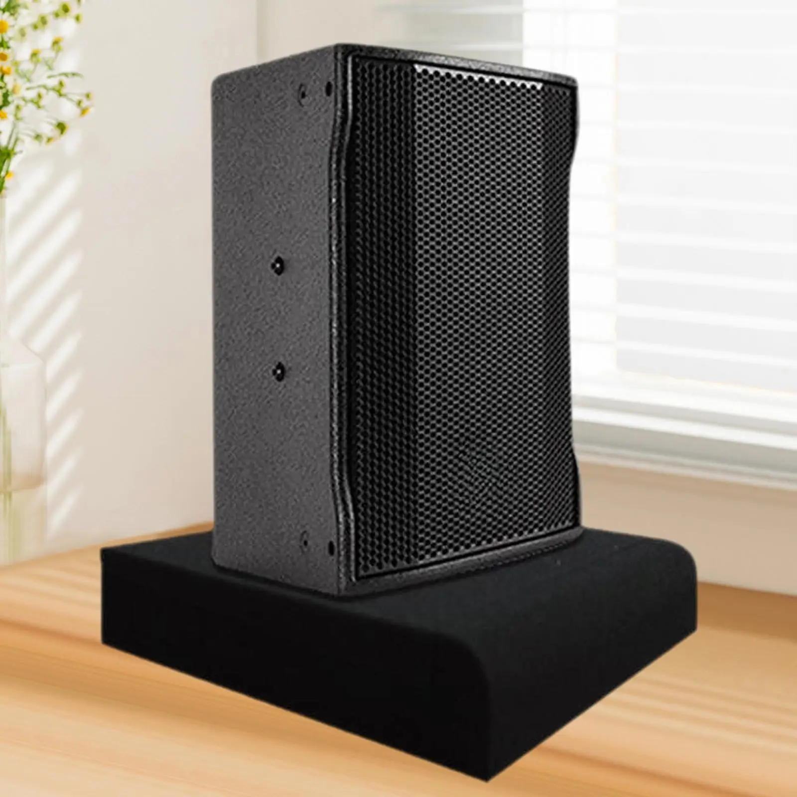 Sound Isolation Pad for Speaker Stand Sponge Acoustic Platform Enhance Audio for Studio or Home Use