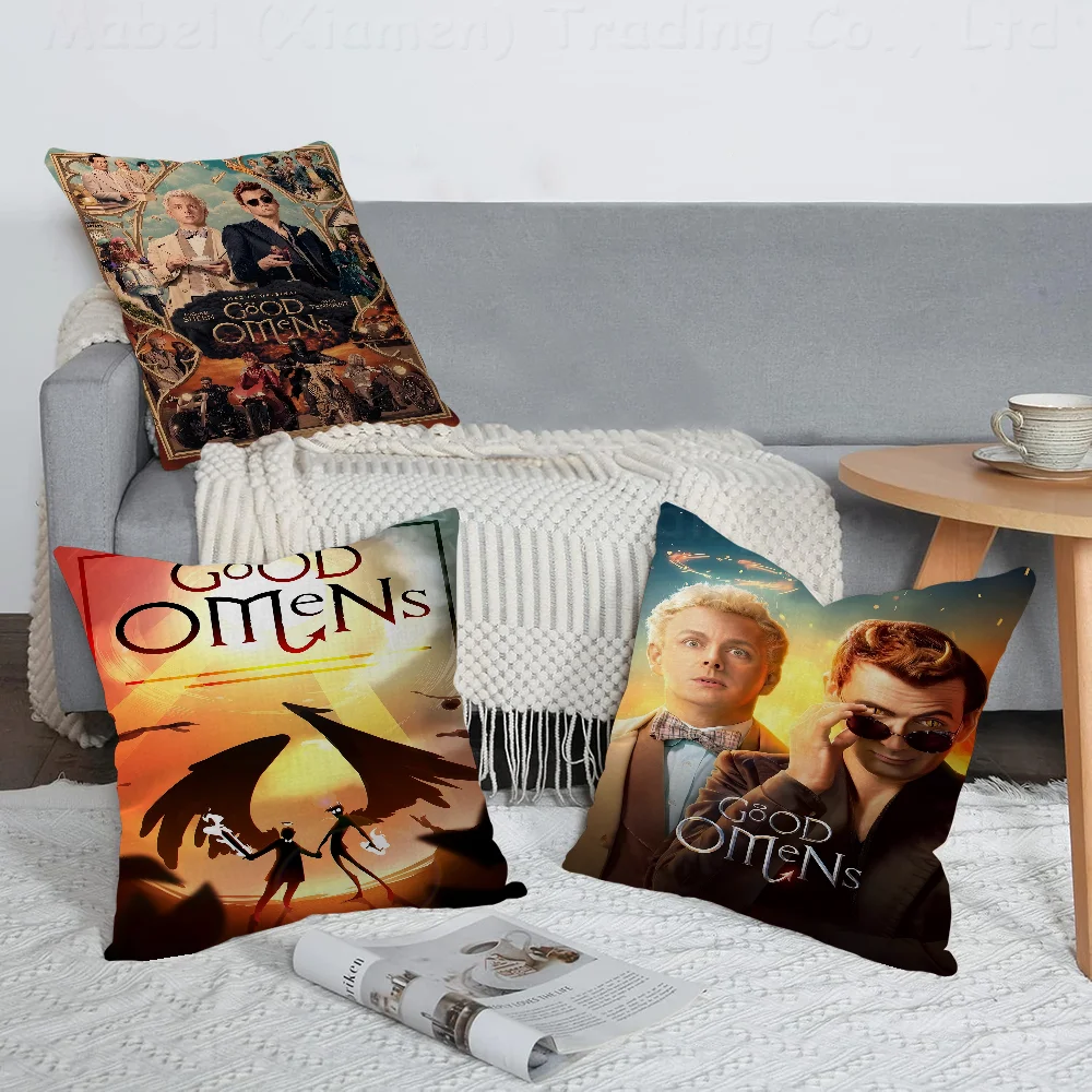 

Movie Good OmensPersonalized Pillow Cover Kids Bedroom Wild Party Decor Pillowcase Kid Birthday Shower Gift