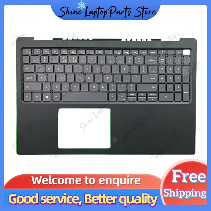 New for Dell Laptop Vostro 5590 V5590 C Cover C Case Palmrest Keyboard 0XNR1R