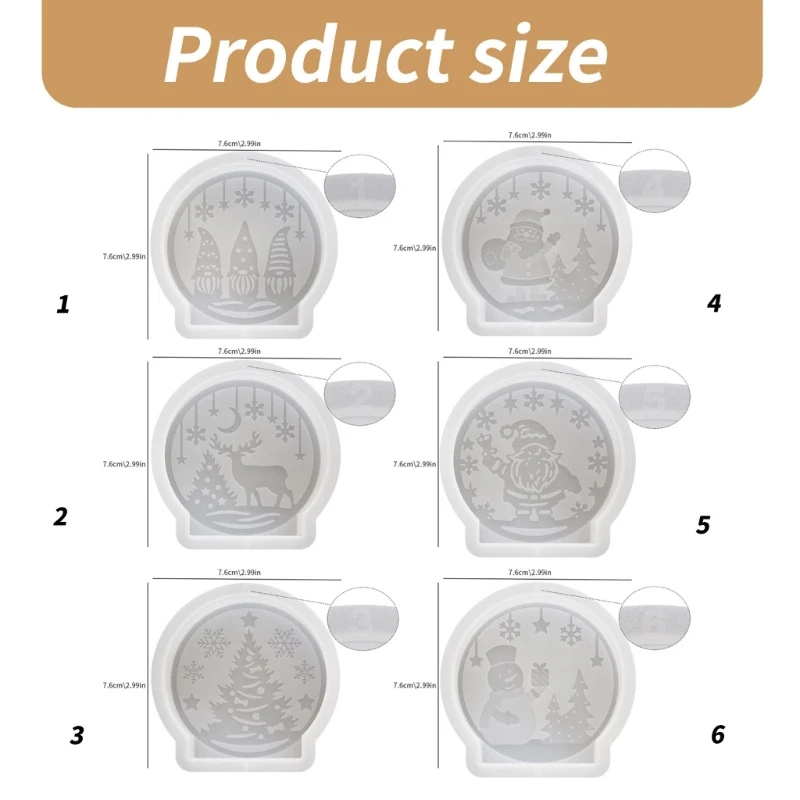 2025 elastyczne formy rzemieślnicze formy projektowe świąteczna tworzenie biżuterii formy figurki silikonowe formy