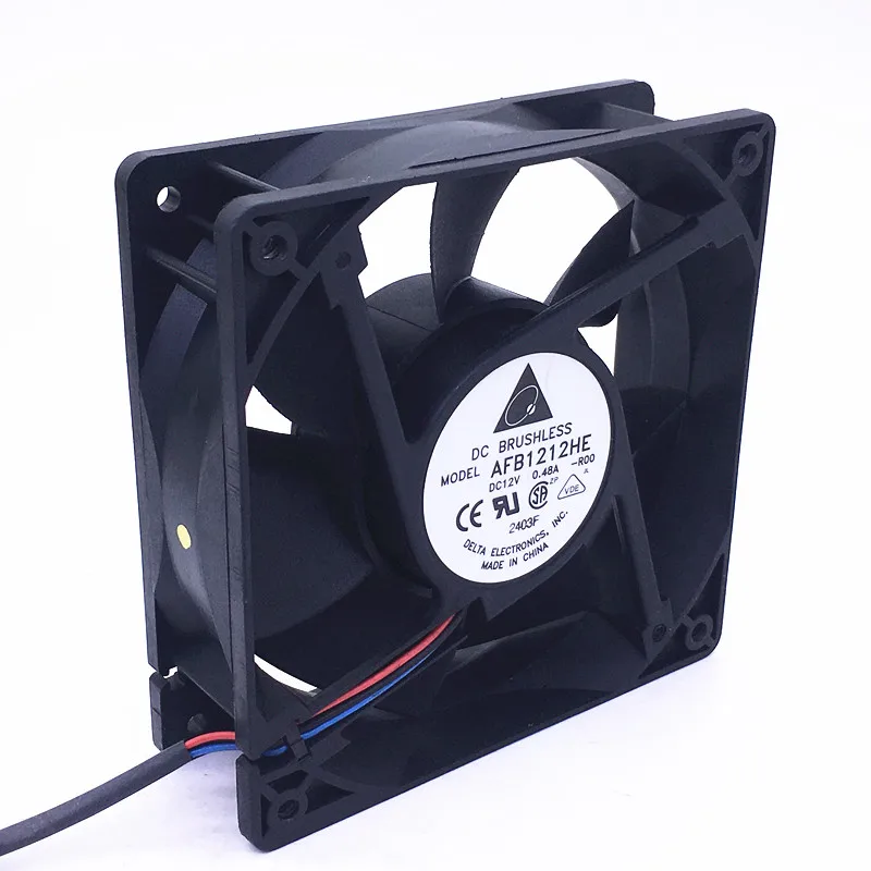 

Delta Electronics AFB1212HE R00 DC 12V 0.48A 120x120x38mm 3-Wire Cooling Fan