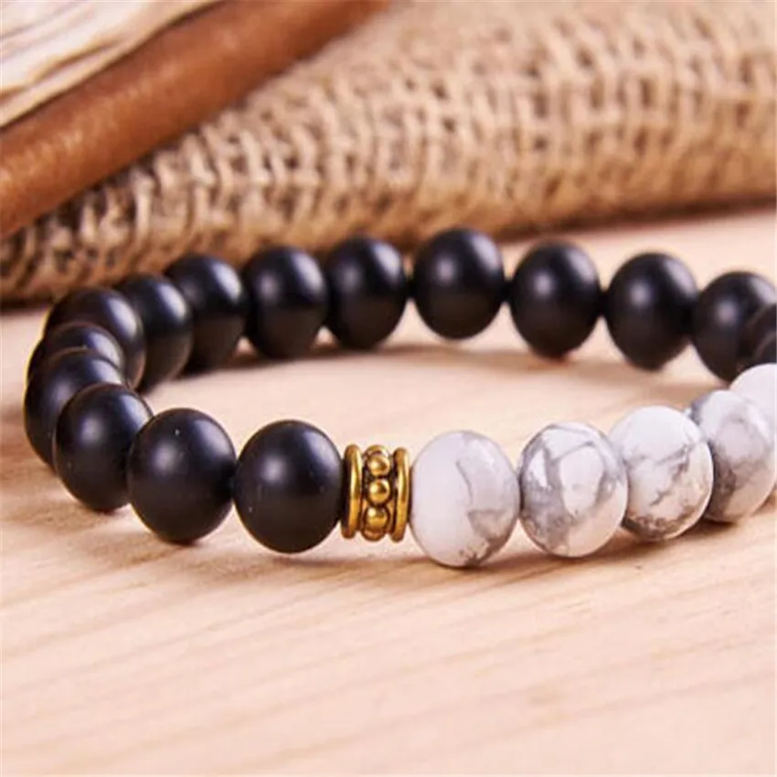 8mm Obsidian Buddhist Bead Bracelet Charm Unique Handmade Artisan Karma Eco-Friendly Wrap Prayer