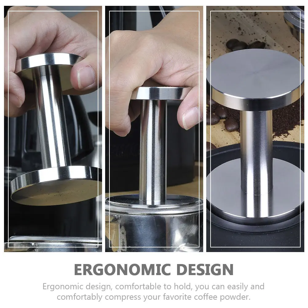 

Двухсторонний темпер для кофе из высококачественной нержавеющей стали, инструмент для прессования кофейного порошка, оборудование для приготовления эспрессо для дома, бара, кафе