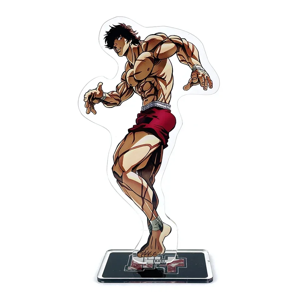 hanma baki GM acrylic stand figure model plate holder cake topper anime