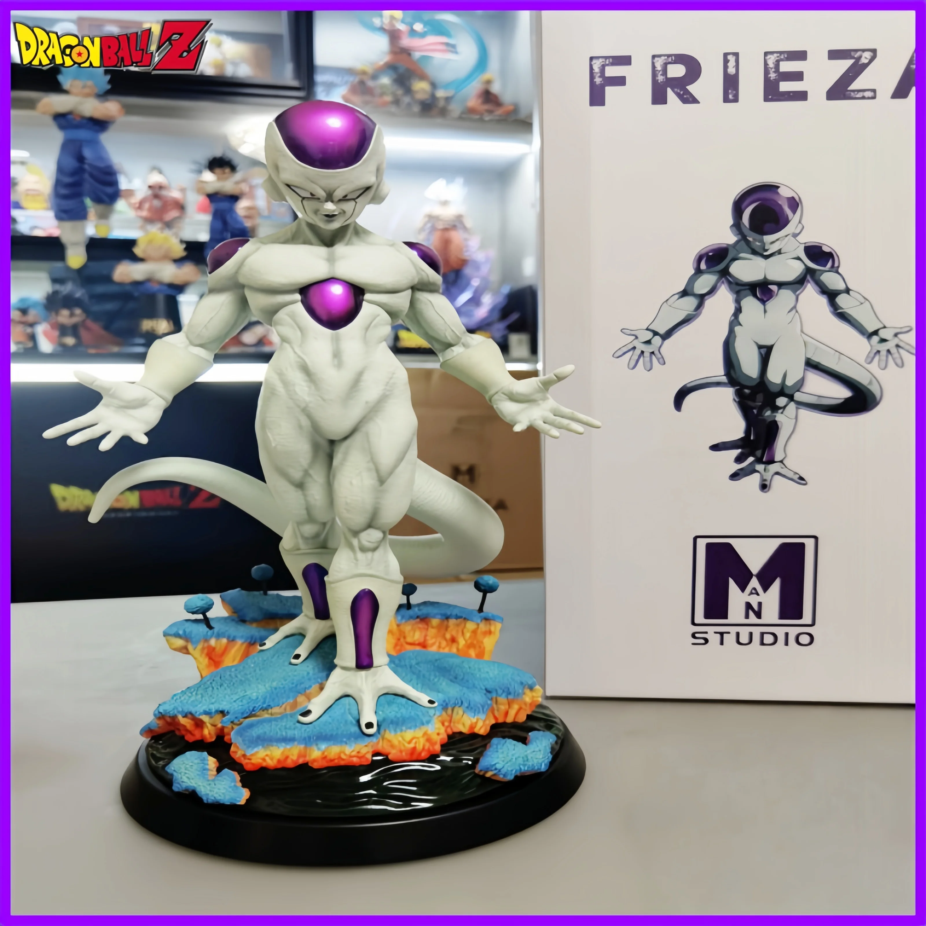 

In Stock Dragon Ball Anime Figure Z Frieza Figures Final Form Frieza Figurine Pvc Action Figures Collection Model Toys Gifts
