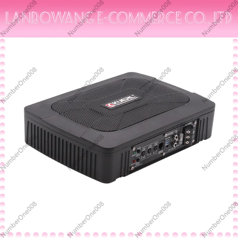9 Inches 600W HIFI Slim Under-Seat Super Bass Car Subwoofer Powered Car Speaker Amplifier Speaker Audio Processor Music Player