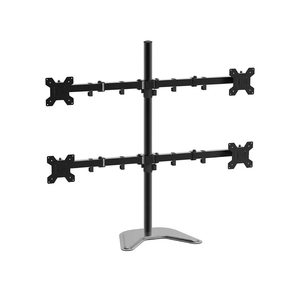 

Регулируемая 4-х кронштейн для крепления монитора с четырьмя руками, настольная подставка для крепления монитора