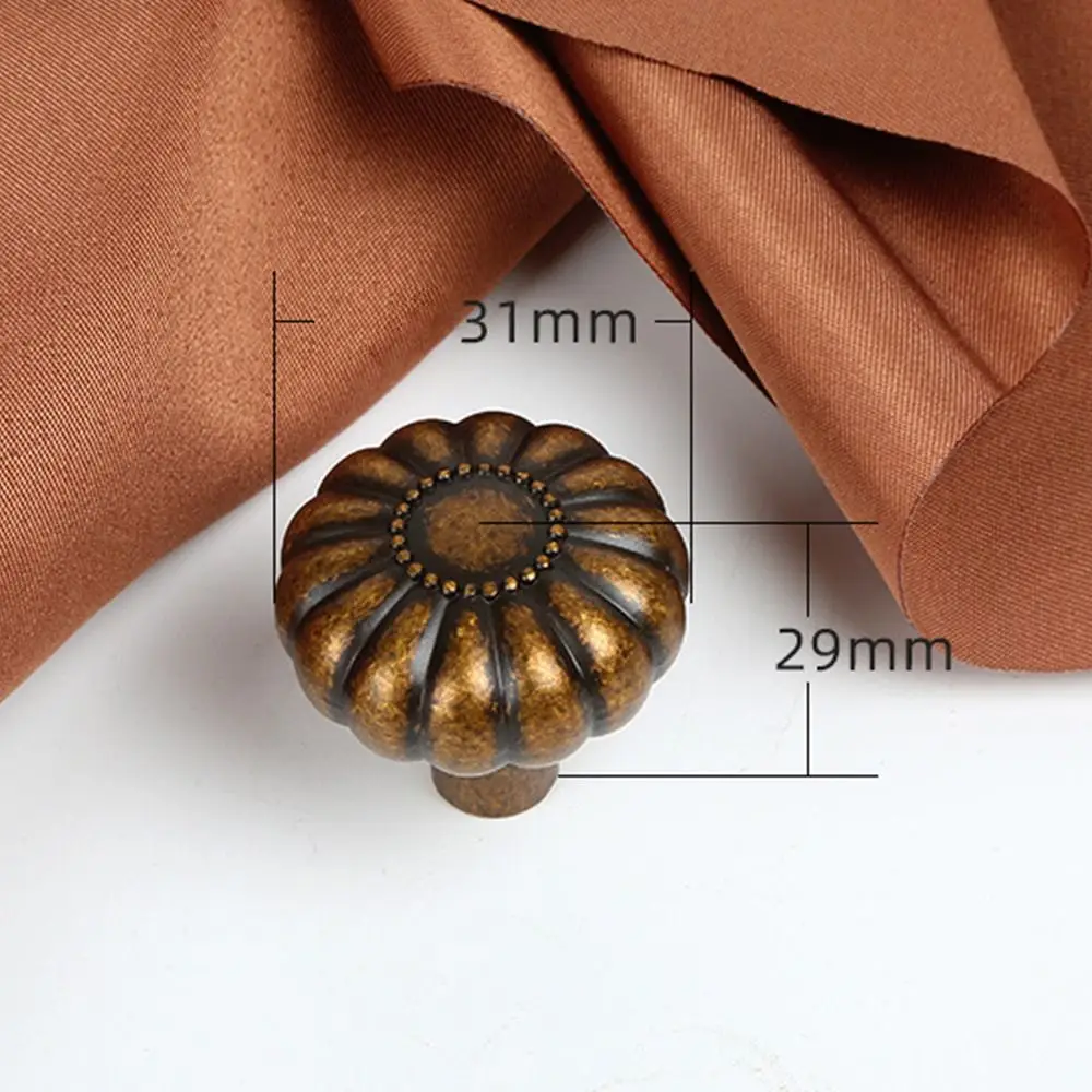 الرجعية مع قاعدة العتيقة النحاس مقابض خزانة سبائك الزنك الأجهزة مقابض درج يسحب خزانة الحمام #6