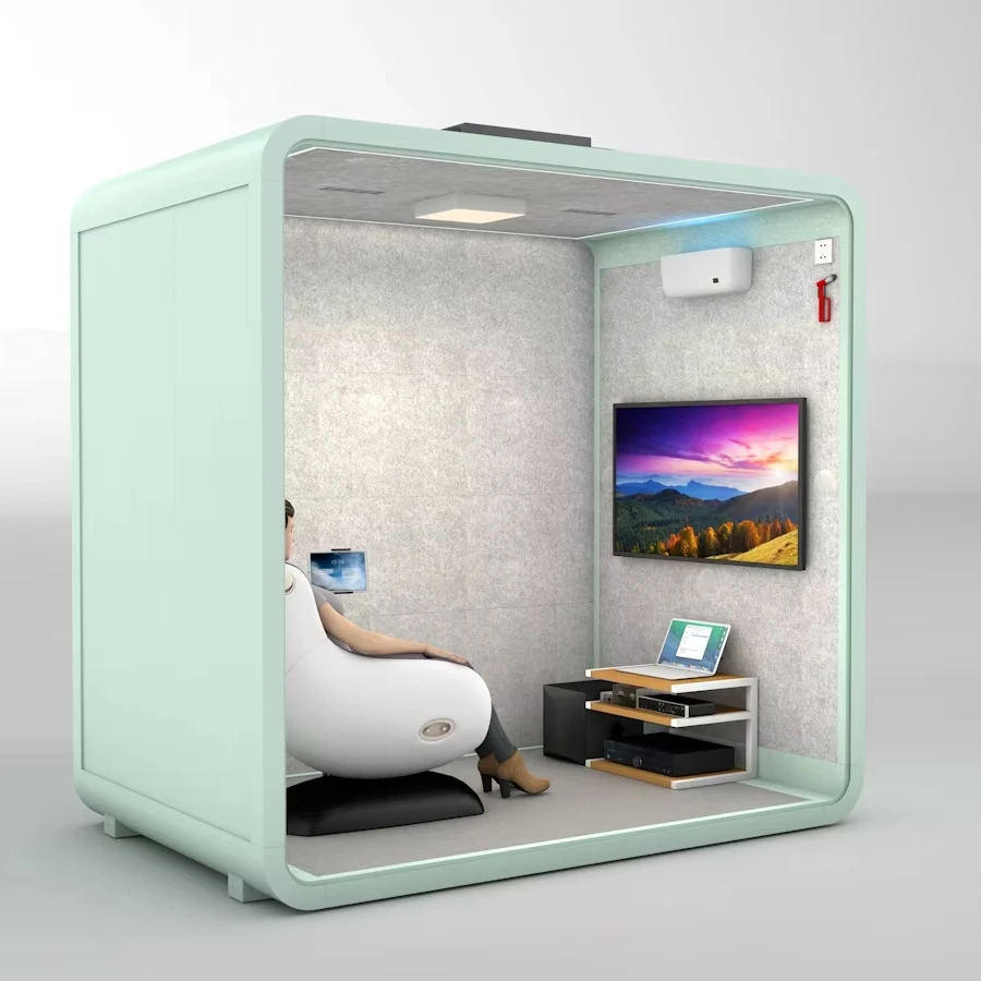 Custom Sharing Economy Scan Code Medical Rest Silent Booth Pods Comfortable Hospital Soundproof Cabin Factory