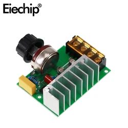 2000W/4000W 220V SCR Voltage Regulator Dimmer Motor Speed Controller Thermostat Hight Power Electronic Voltage Regulator Module