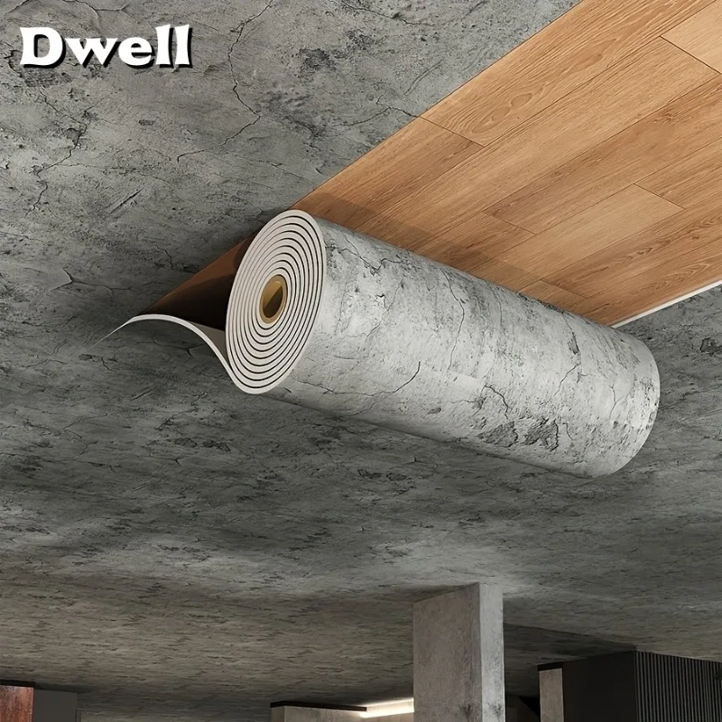 

Vintage Peel and Stick Wallpapers Home Decor Industrial Style Concrete Texture Self Adhesive WallPaper for Bedroom Wall Cladding