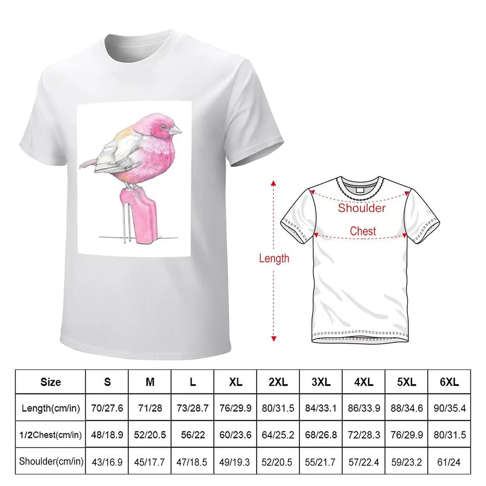 Firefinch in Very High Heels T-shirt quick-drying sublime Aesthetic clothing t shirts for men