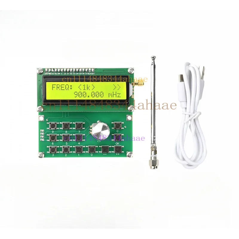 35MHz-4400MHz RF Signal Generator DC 4.5V-5.5V ADF4351 Signal Source Module, 1K/10K/100K/1M Step Mode, Type-C Interface