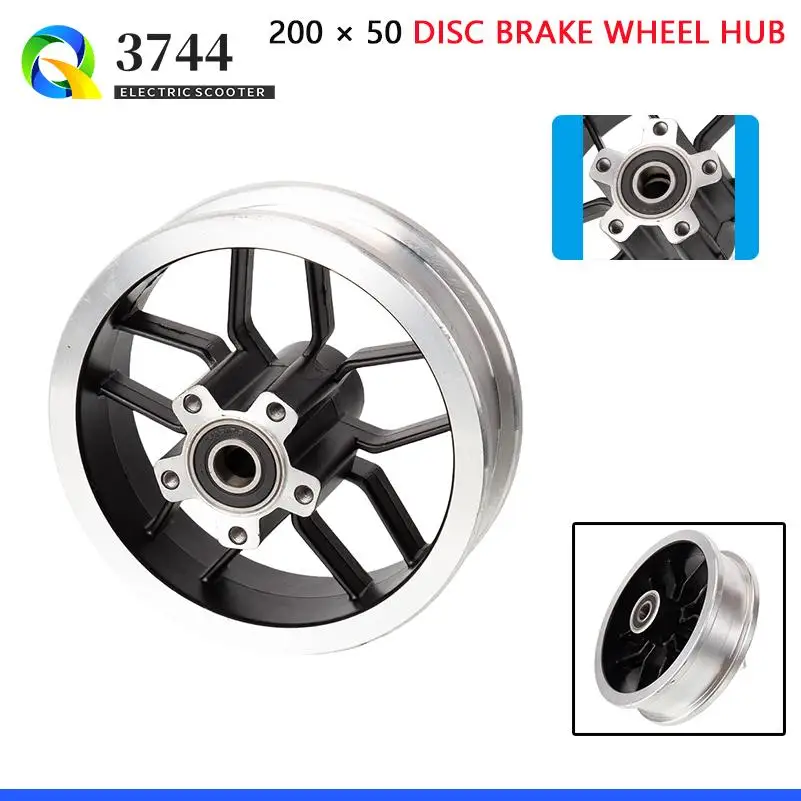 200X50 سبائك الألومنيوم محور العجلة الصلب حلقة قرص الفرامل المحرك إطار صلب خاص للدراجات النارية الخفيفة #1