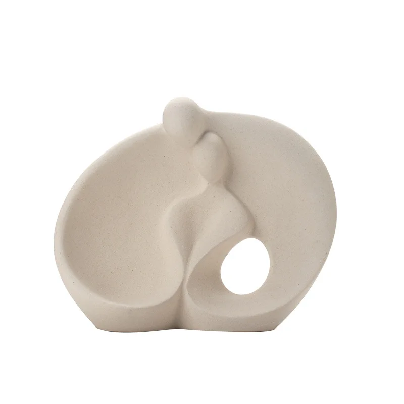 

Abstract bookcase ornament living room study bedroom ceramic home decoration couple ornament