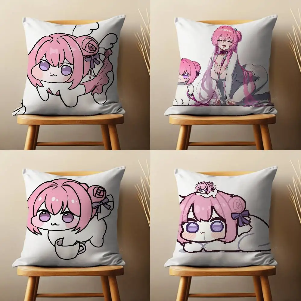 

Dorothy Nikke DoRo Pink Dog Pillow Case Living Room Sofa Cushion Cover Suitable For Home Bedroom Decoration And Protector