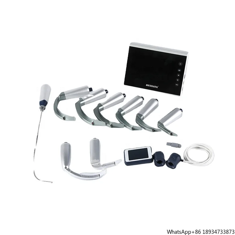 Laryngoscope 2022 Rigid Video Laryngoscope Airway Management Devices Set Price For Pediatric Difficult Airway Intubation