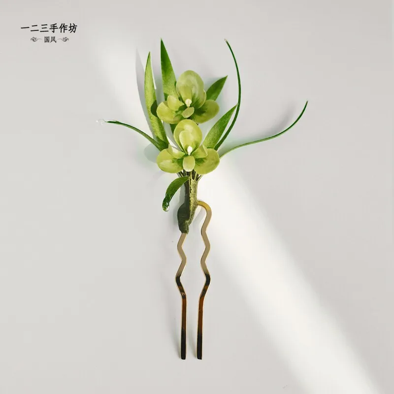 original-design-intangible-cultural-heritage-ronghua-u-shaped-hairpin-new-chinese-style-hair-stick-for-hanfu-qipao