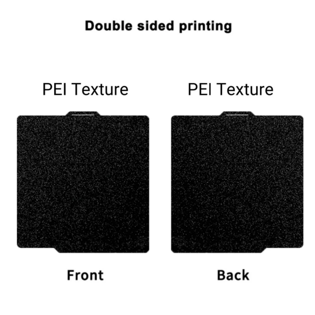Bauplatte 257x257 Federstahlblech Peo H1H Pey Blatt A1 X1C P1S Bambulab Pei Bauplatte 3D-Drucker Bamboo Lab Plate