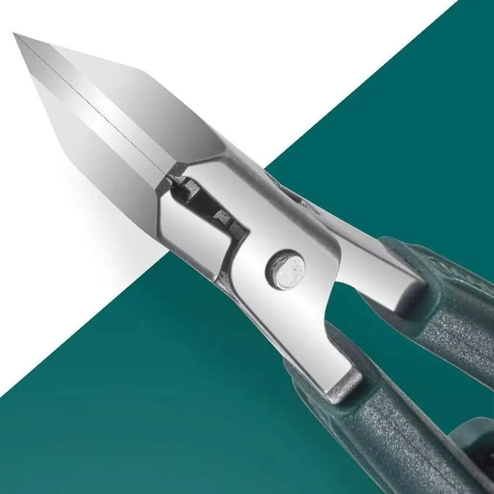 Anti-Splash Slant Edge Nail Clipper Stainless Steel Eagle Beak Oblique Toe Nail Trimmers Trim Nails Manicure Tool
